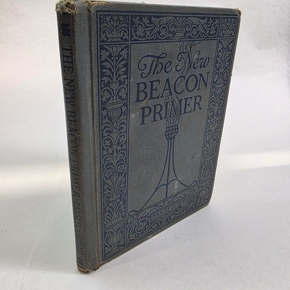 The New Beacon Primer 1921 James Fassett Ginn and Company, Blue Hardcover‎ Fair